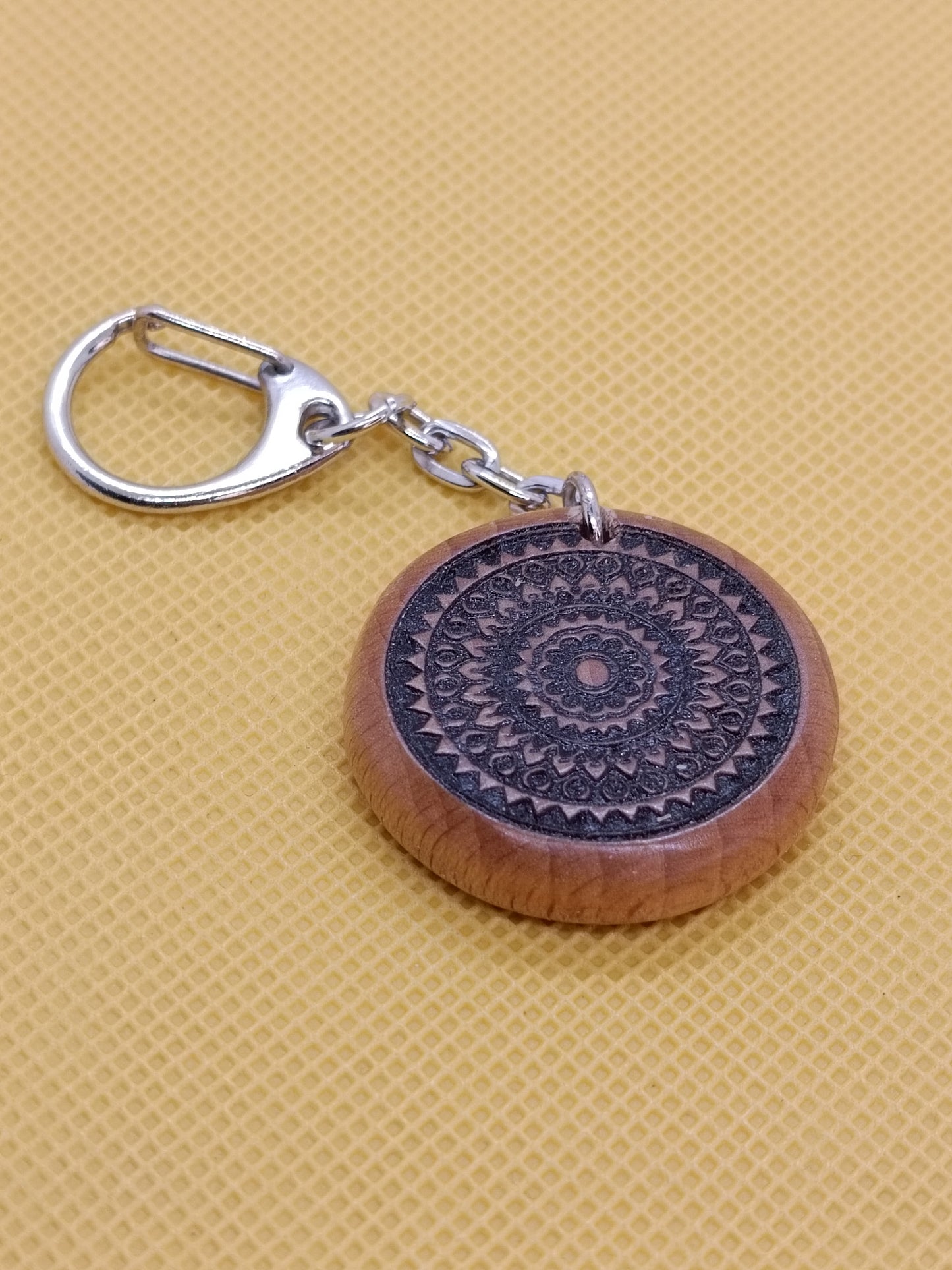 Stylish Wooden Keychain . Divers or Personalized