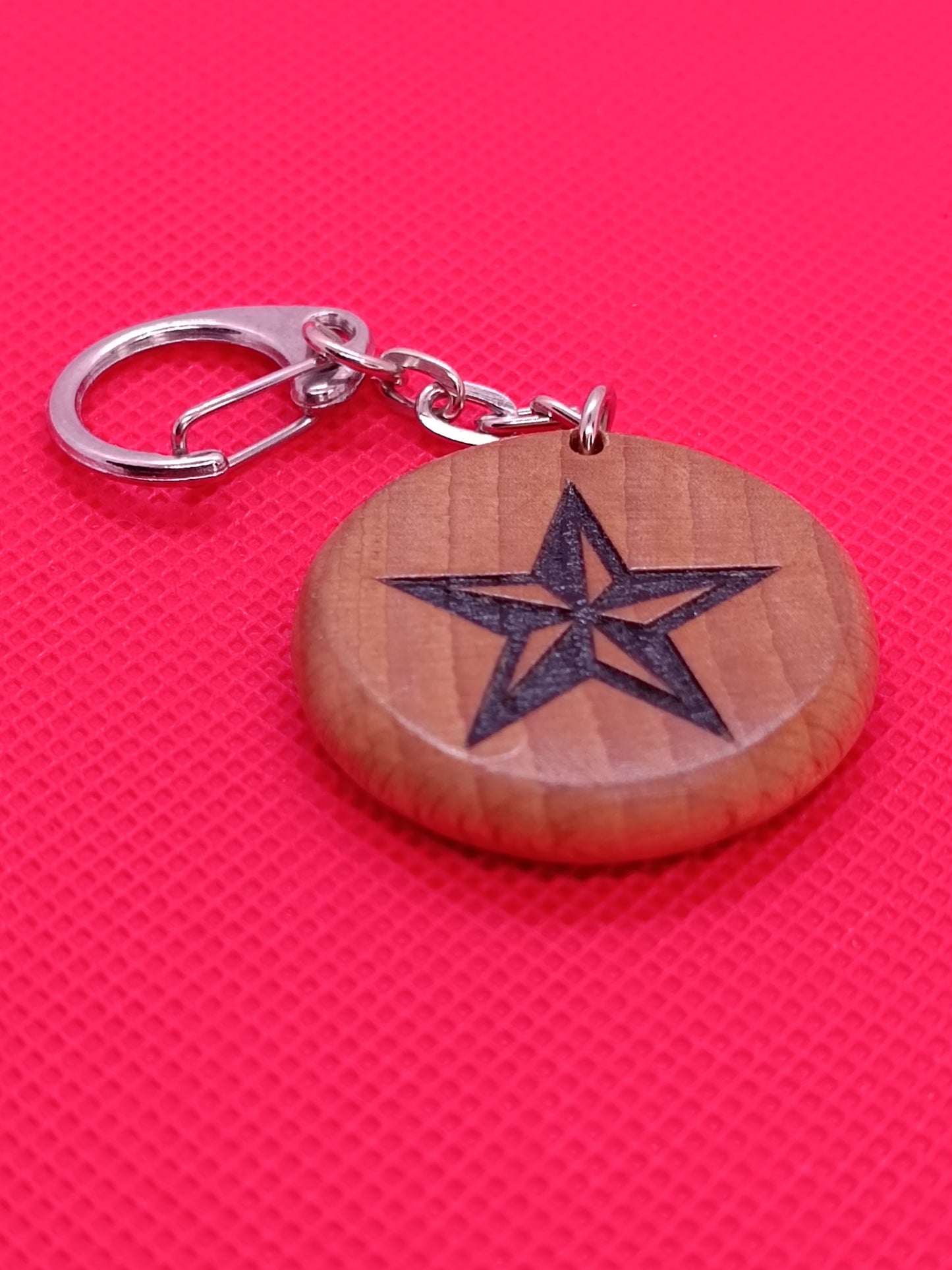 Stylish Wooden Keychain . Divers or Personalized