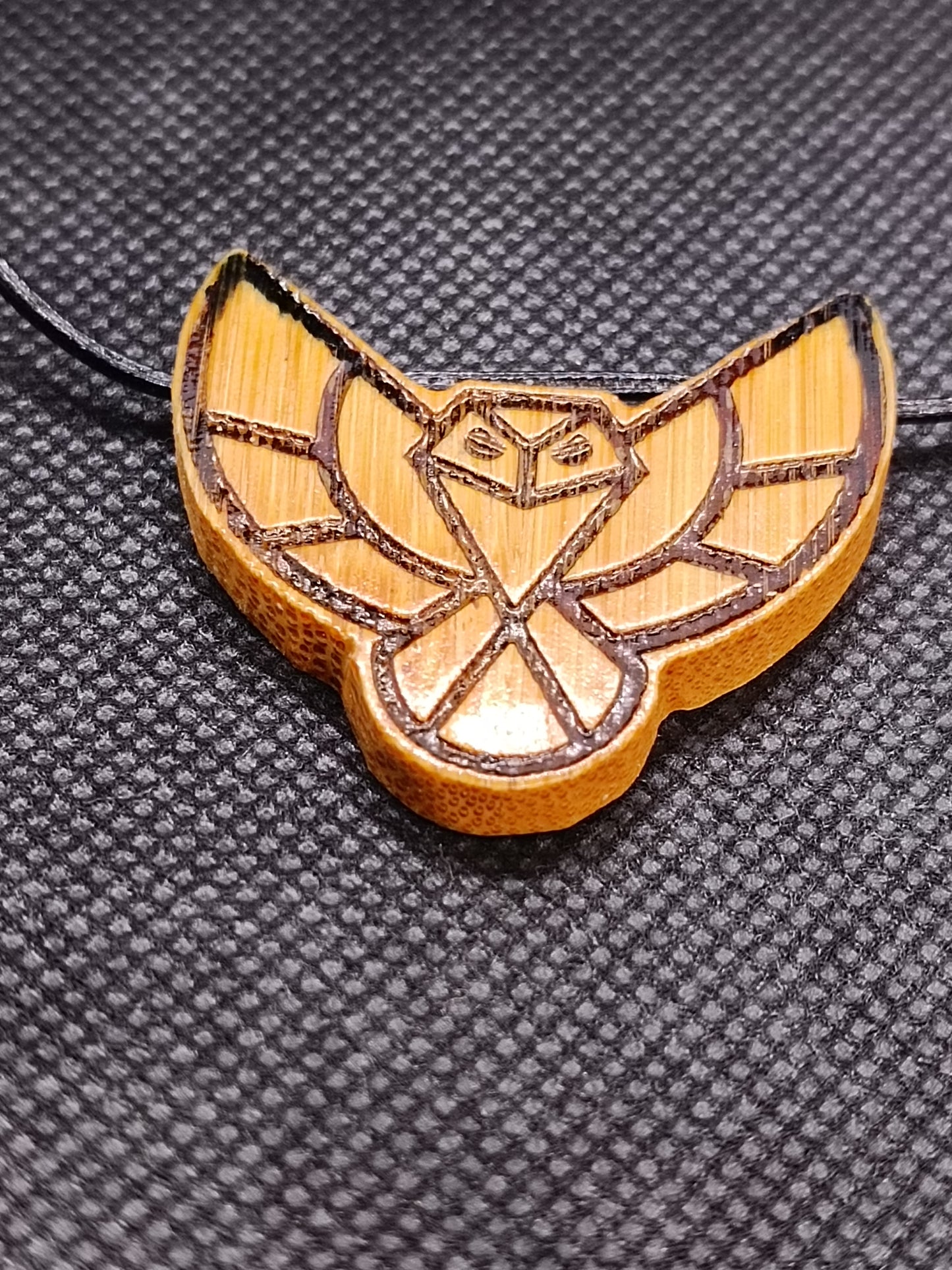 Owl Wooden Necklace