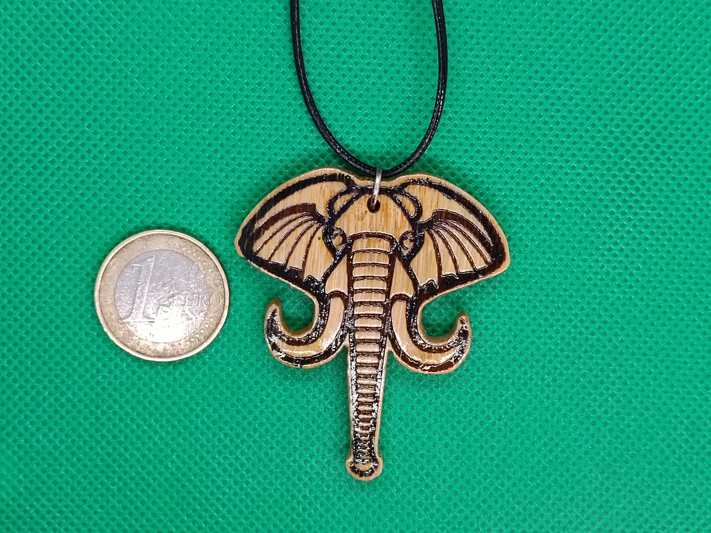 Elephant Wooden Necklace