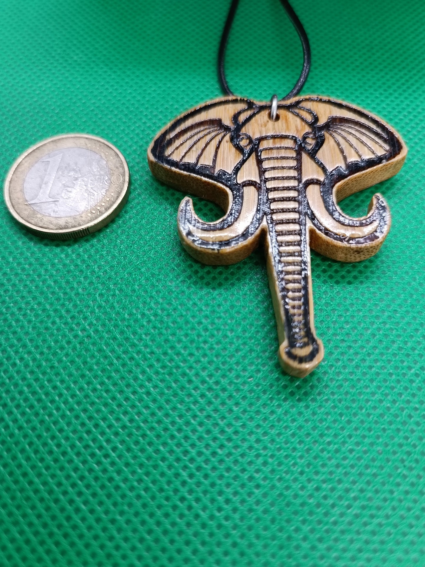 Elephant Wooden Necklace