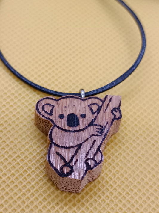 Kuala Wooden Necklace