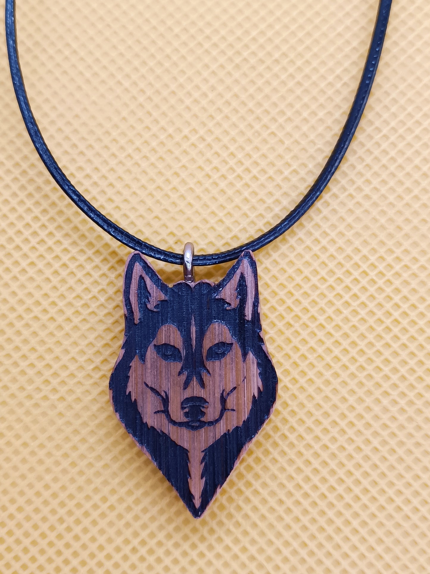 Husky Wooden Necklace