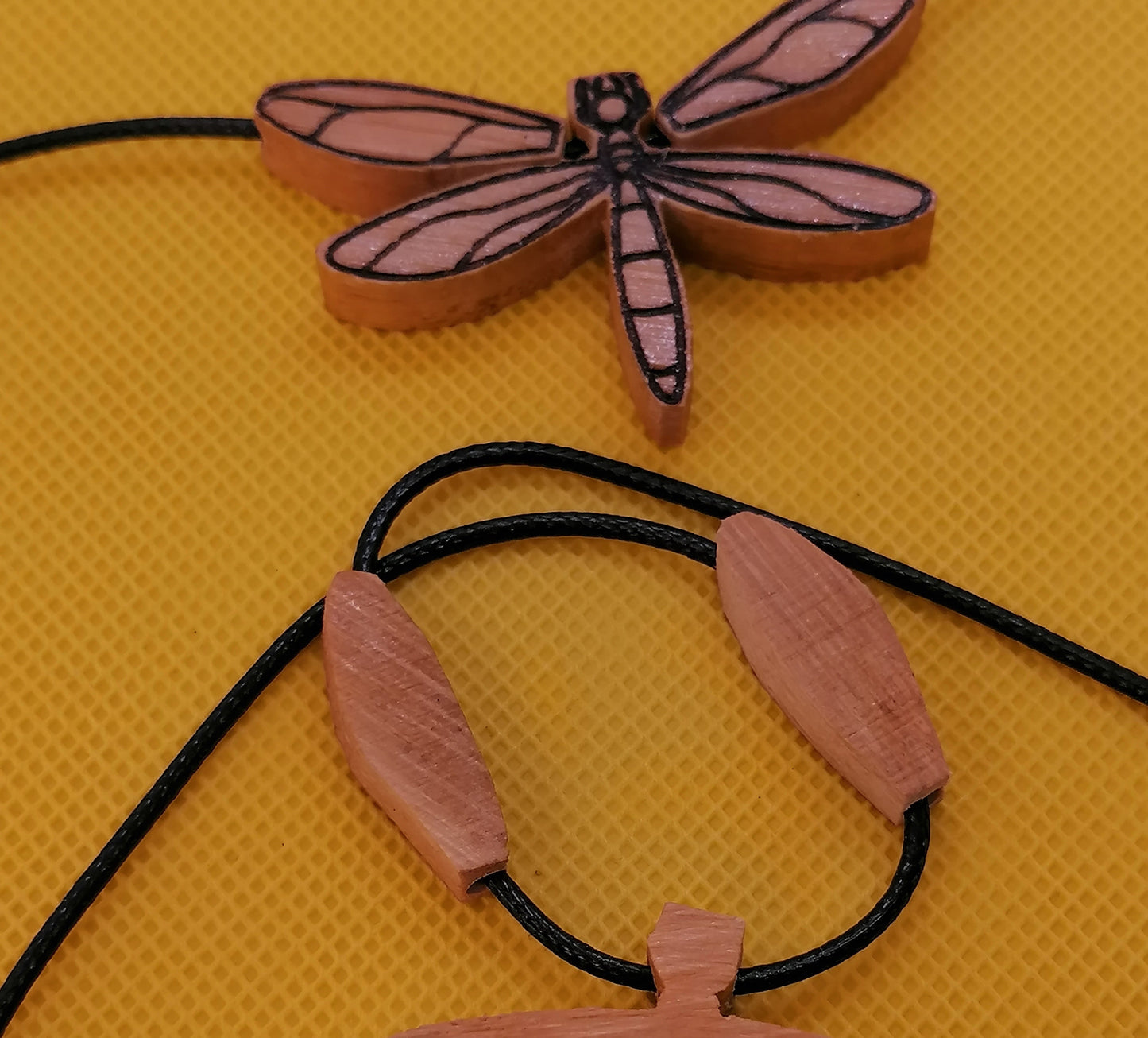 Dragonfly Wooden Necklace