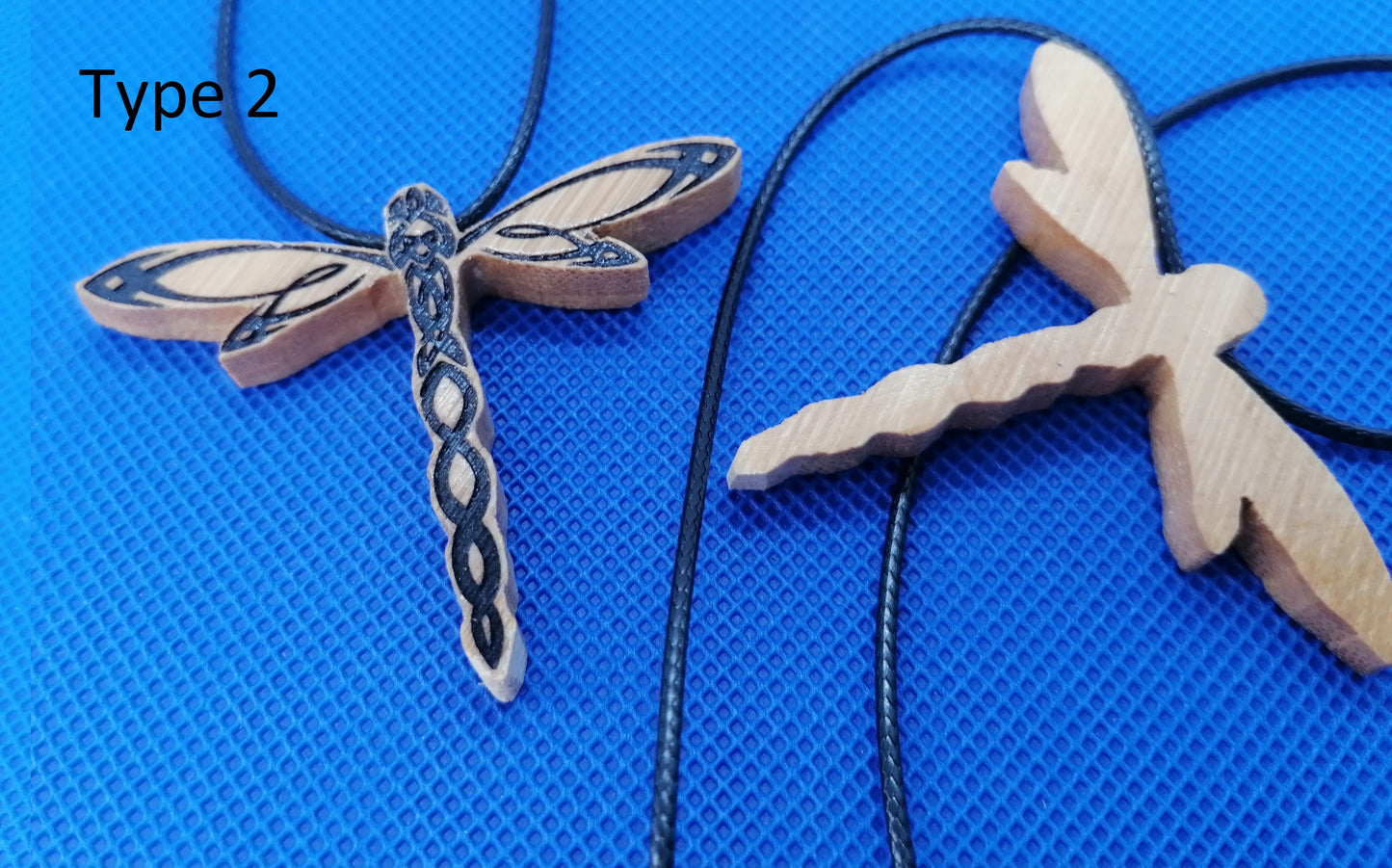 Dragonfly Wooden Necklace