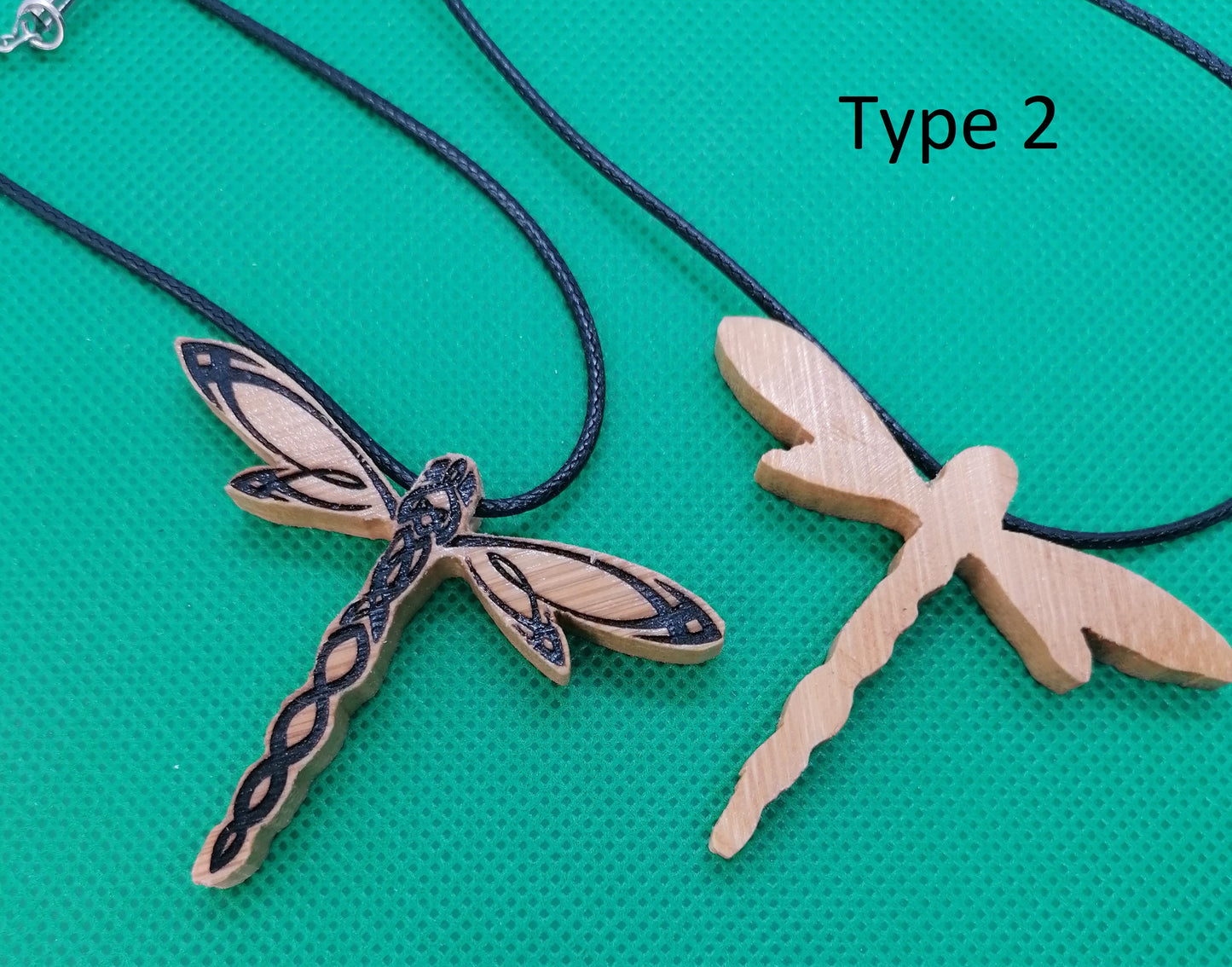 Dragonfly Wooden Necklace