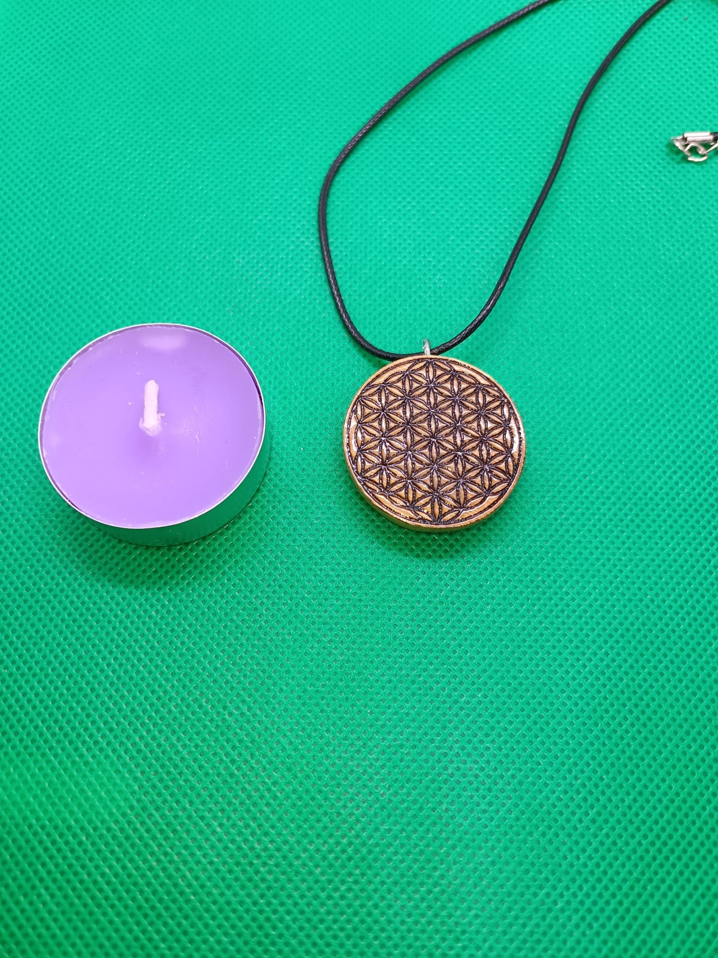 The Flower Of Life Wooden Necklace