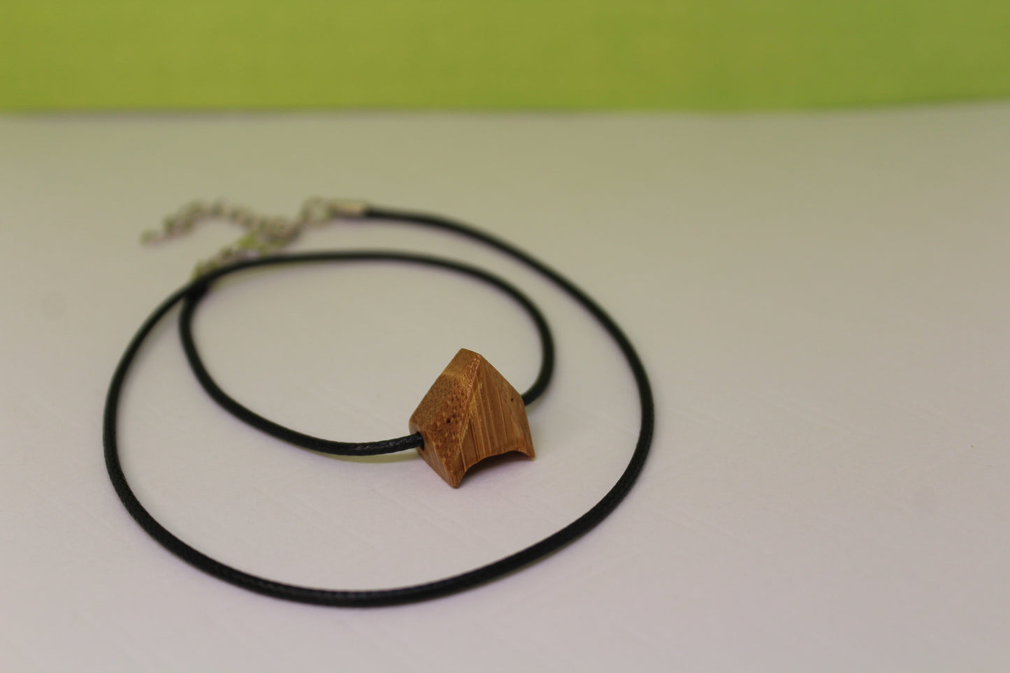 Wolf Wooden Necklace