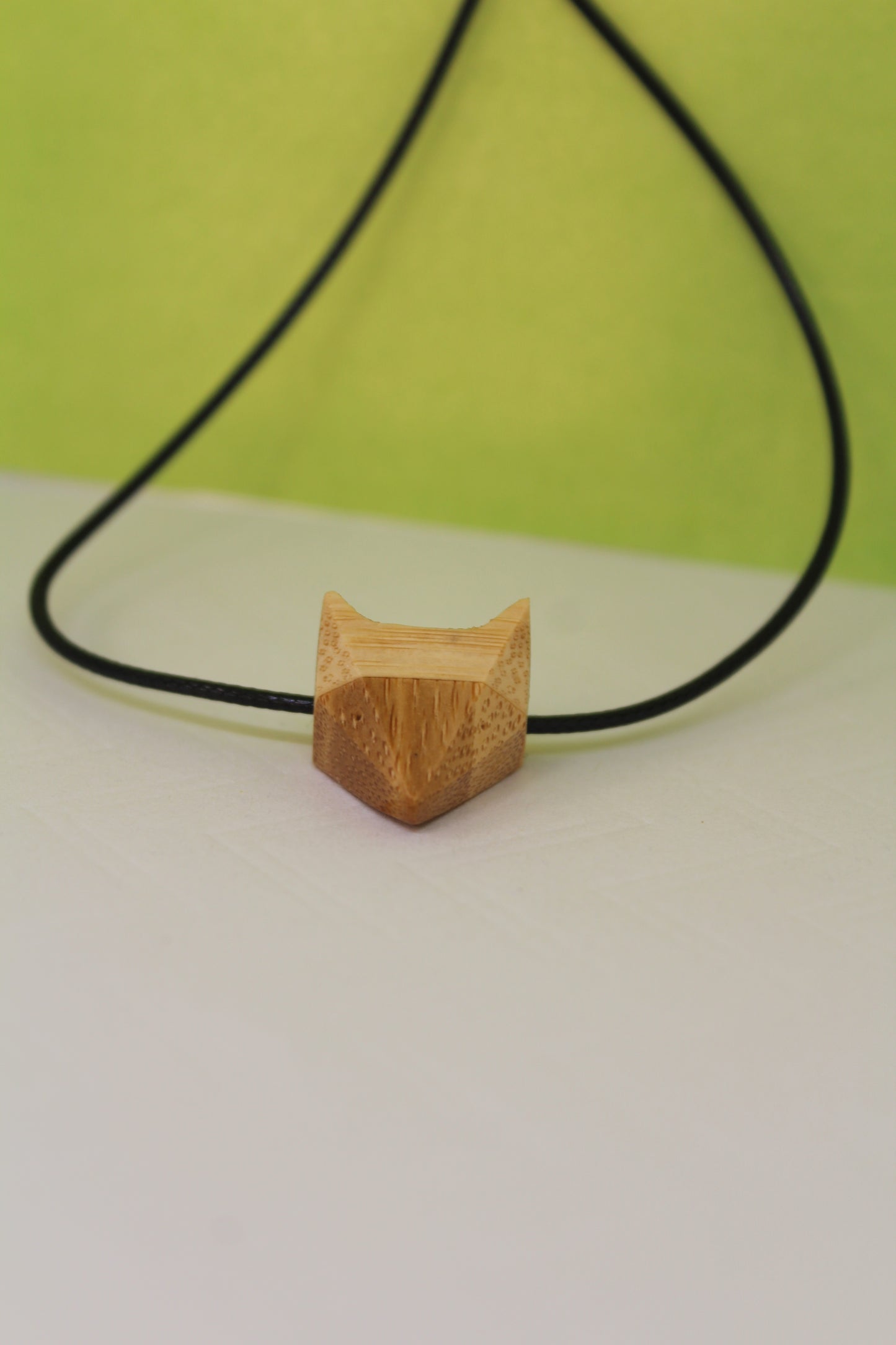 Wolf Wooden Necklace