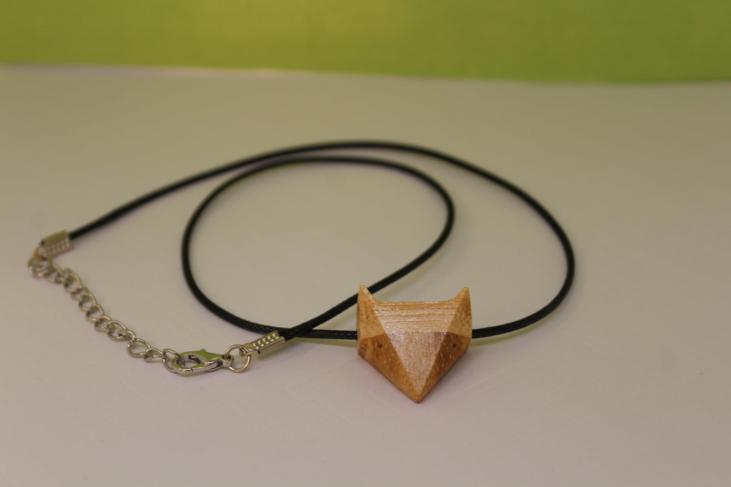 Wolf Wooden Necklace