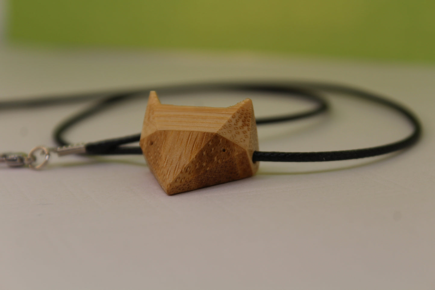 Wolf Wooden Necklace