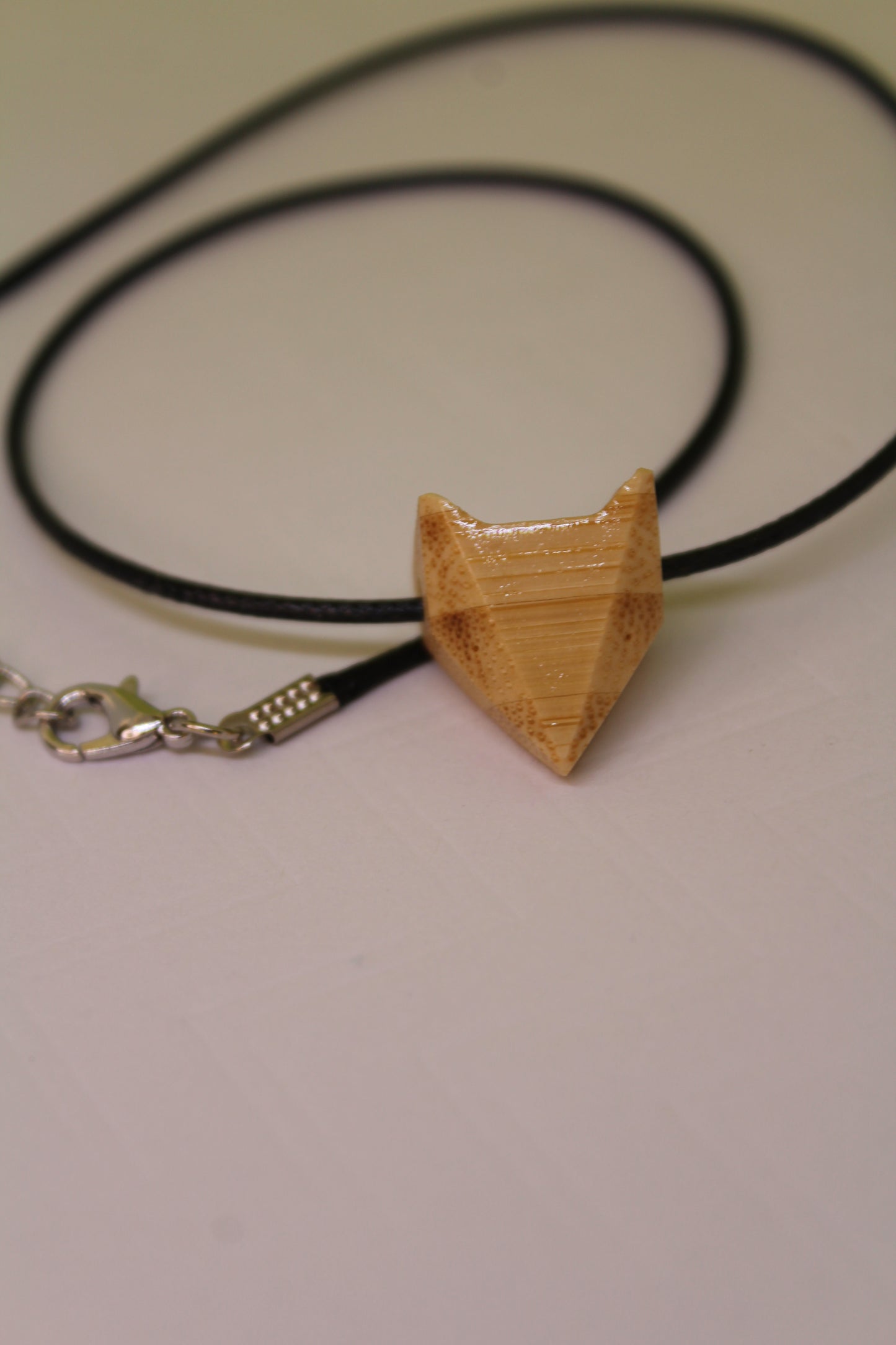 Wolf Wooden Necklace