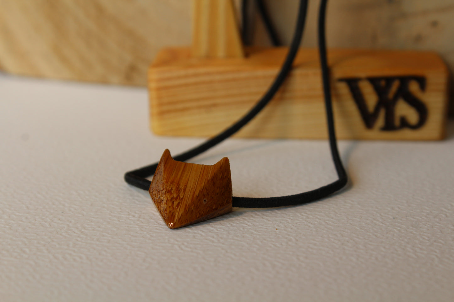 Wolf Wooden Necklace