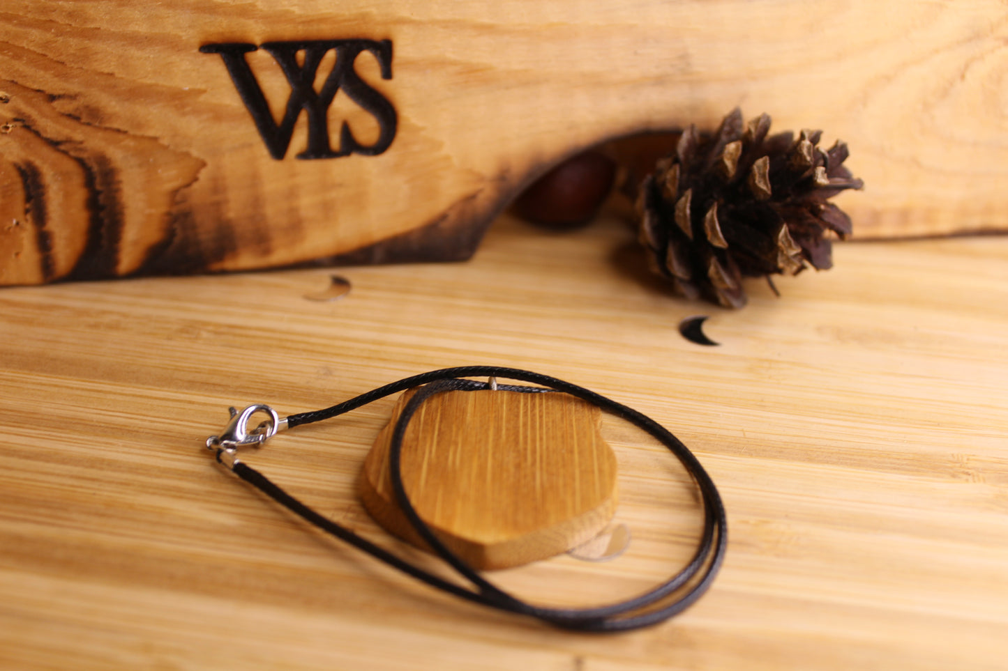 Tiger Wooden Necklace